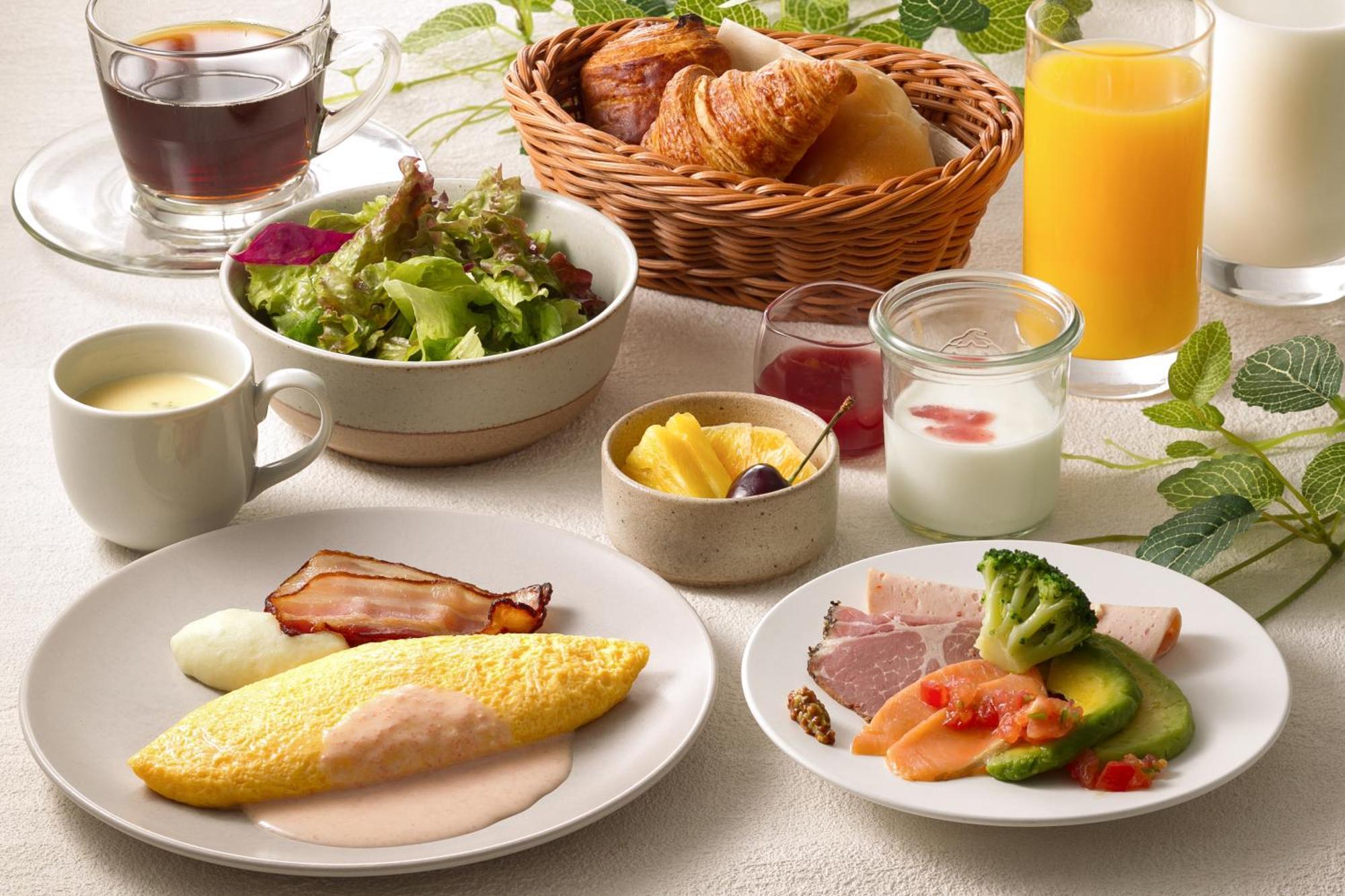 Miyako Hotel Hakata Fukuoka  Bagian luar foto A Japanese breakfast